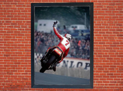 Barry Sheene - No 7 Motorbike Motorcycle - A3/A4 Size Print Poster