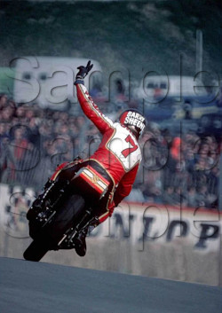 Barry Sheene - No 7 Motorbike Motorcycle - A3/A4 Size Print Poster