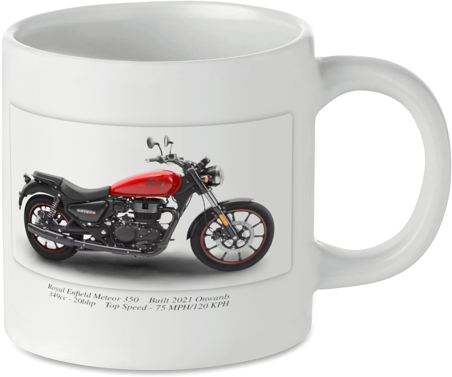 Royal Enfield Meteor 350 Motorbike Motorcycle Tea Coffee Mug Ideal Biker Gift Printed UK