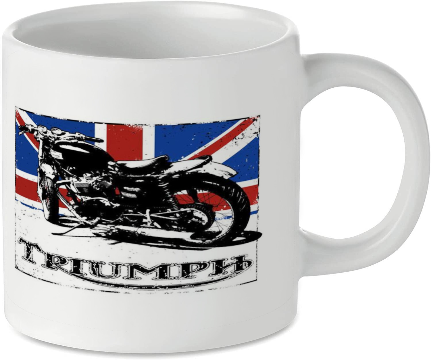 Triumph Vintage Motorcycle Motorbike Tea Coffee Mug Ideal Biker Gift Printed UK