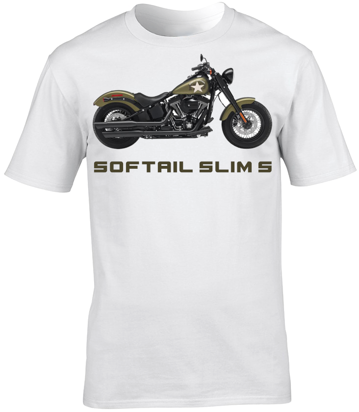 Harley Davidson Softail Slim S Motorbike Motorcycle - T-Shirt