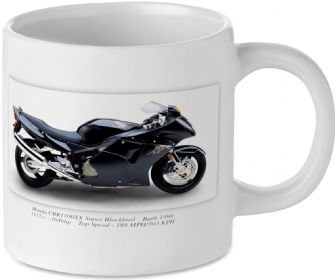 Honda CBR1100XX Super Blackbird Motorcycle Motorbike Tea Coffee Mug Ideal Biker Gift Printed UK