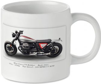 Moto Guzzi V9 Bobber Motorbike Motorcycle Tea Coffee Mug Ideal Biker Gift Printed UK