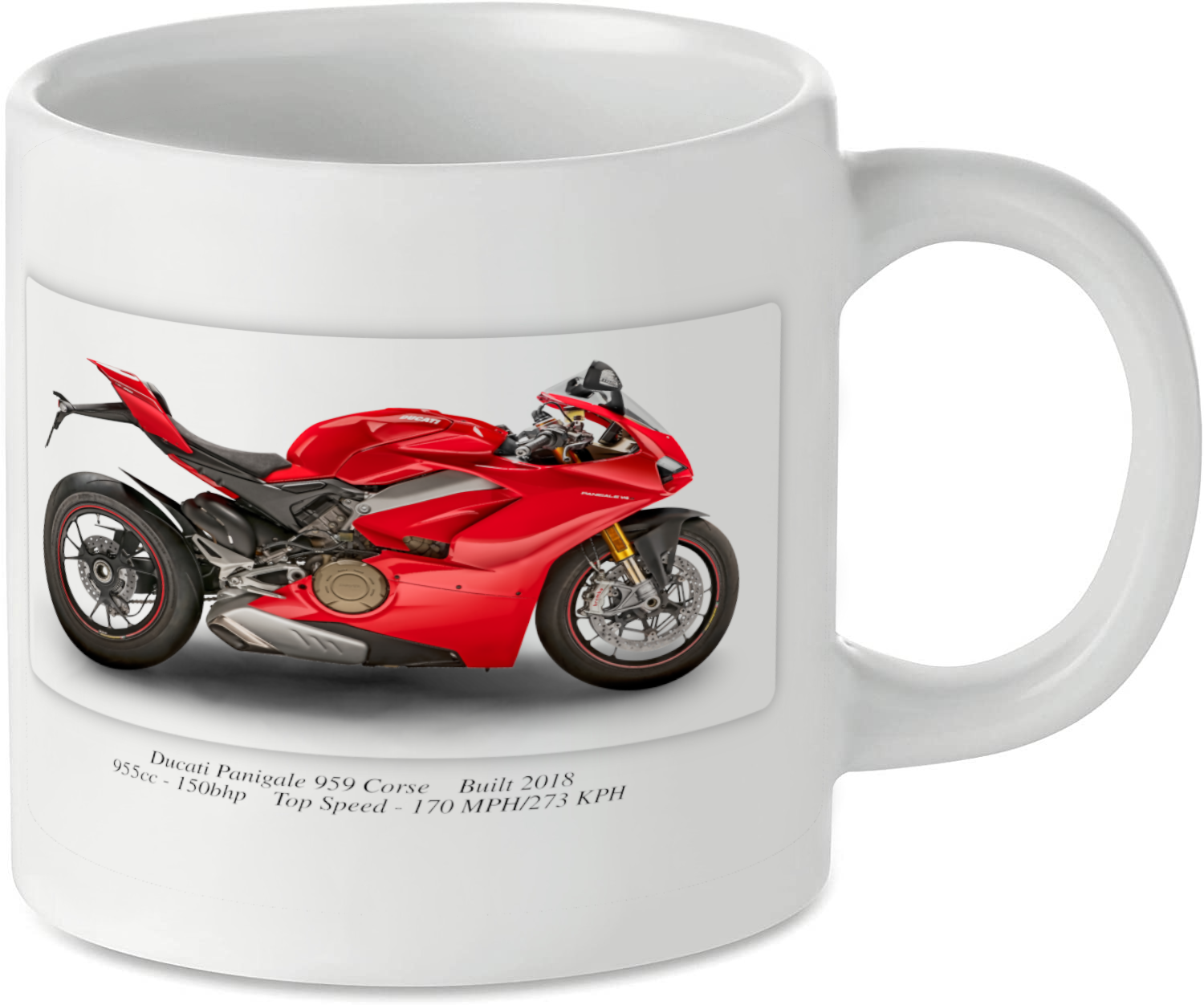 Ducati Panigale 959 Corse Motorcycle Motorbike Tea Coffee Mug Ideal Biker Gift Printed UK