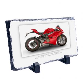 Ducati Panigale 959 Corse Motorcycle Coaster natural slate rock with stand 10x15cm