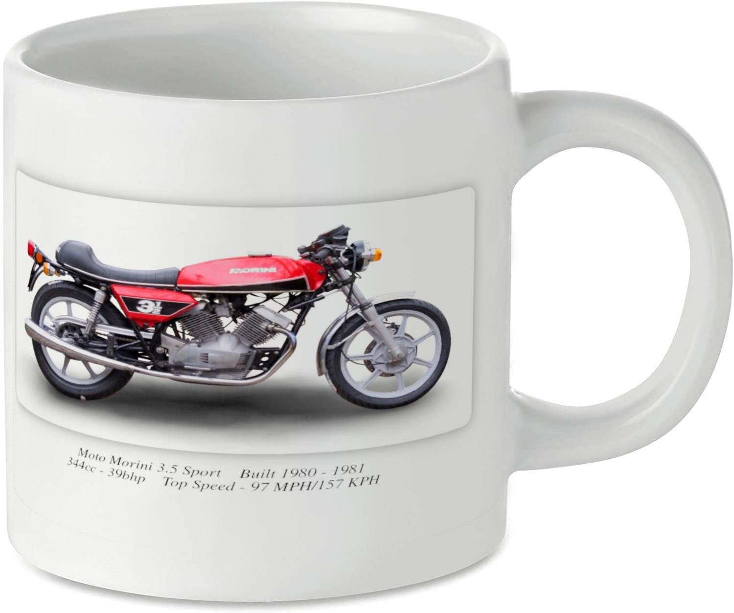 Moto Morini 3.5 Sport Motorbike Tea Coffee Mug Ideal Biker Gift Printed UK