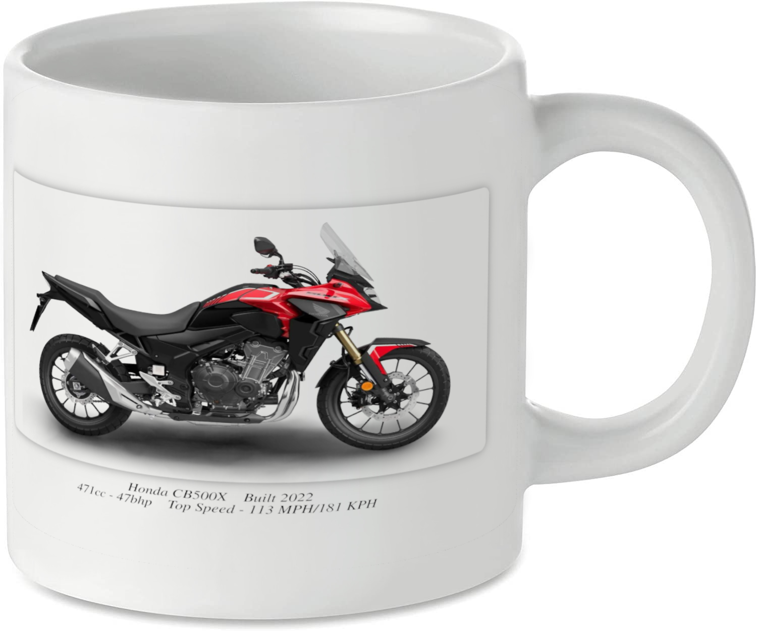 Honda CB500X Motorbike Motorcycle Tea Coffee Mug Ideal Biker Gift Printed UK