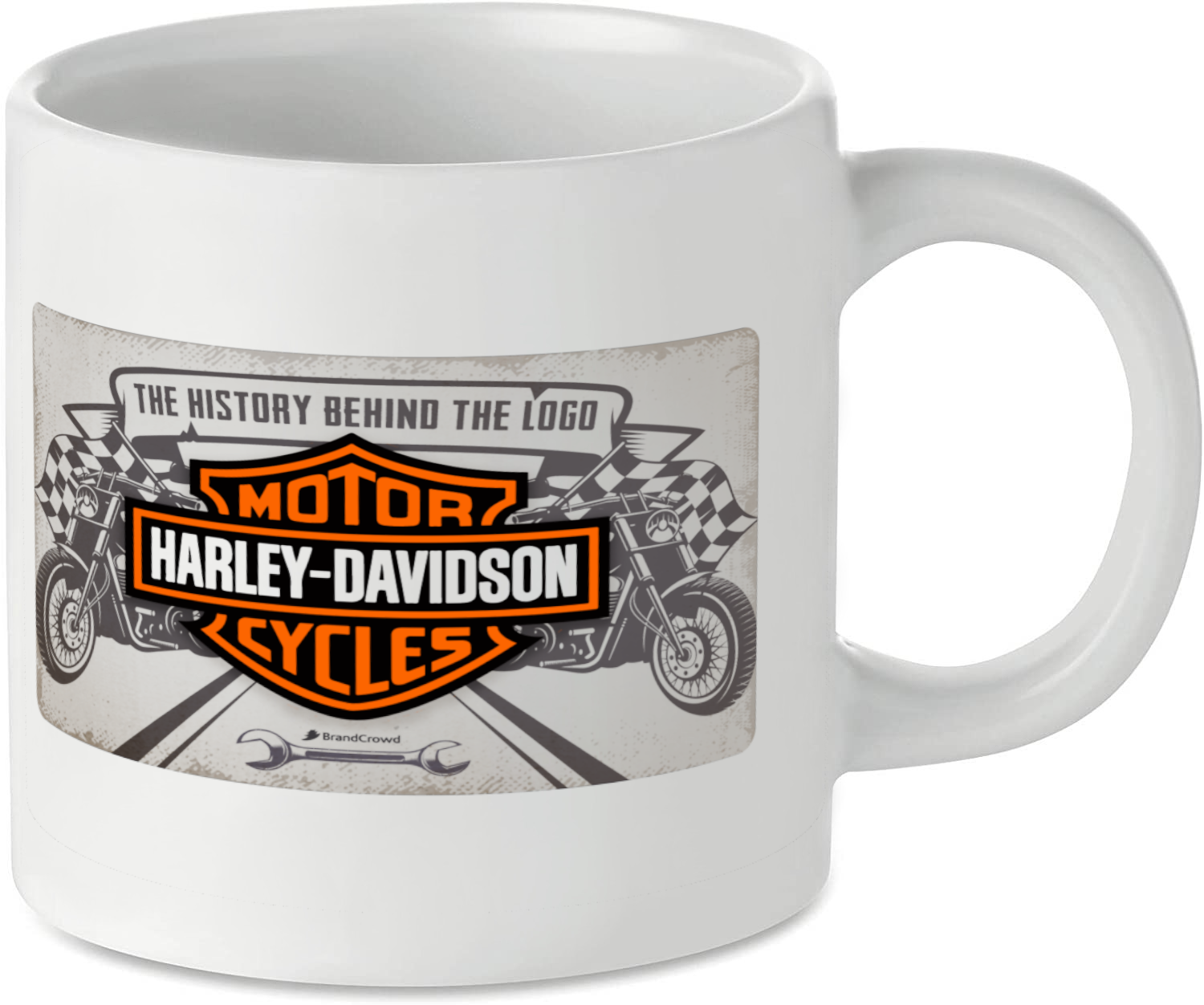 Harley Davidson Motorcycle Motorbike Tea Coffee Mug Ideal Biker Gift Printed UK