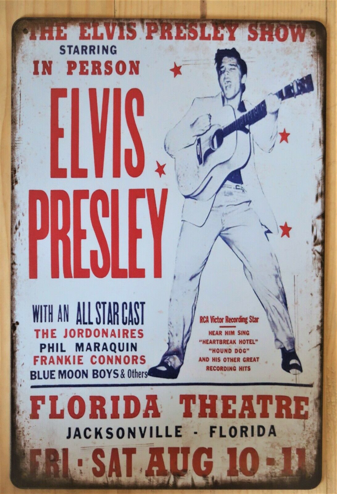 Elvis Presley Garage Art Metal Sign Vintage Art