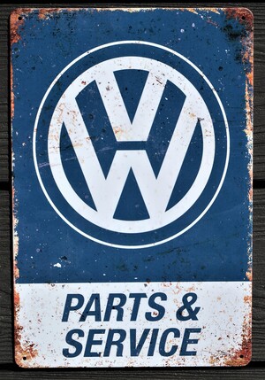 Volkswagen A4 Metal Aluminium Garage Art Metal Sign