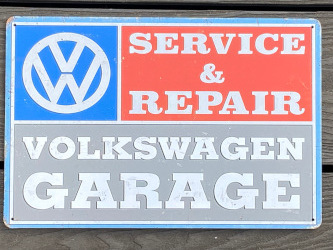Volkswagen A4 Metal Aluminium Garage Art Metal Sign
