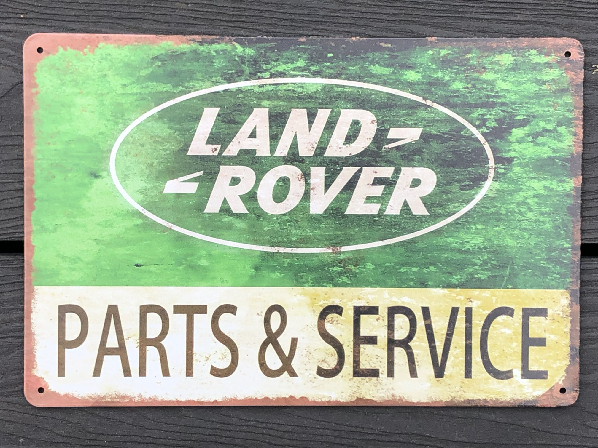 Land Rover Car Metal Aluminium Garage Art Metal Sign