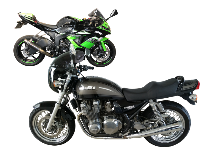 Kawasaki Motorcycle Posters With Specifications