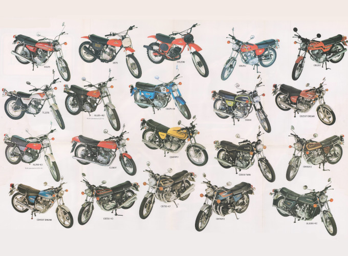Compilation of Motorcycle Posters