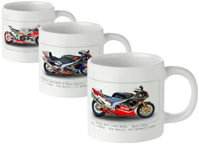 Aprilia Motorcycle Mugs