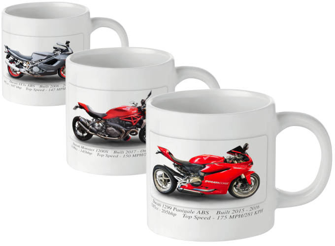Ducati Motorcycle Mugs