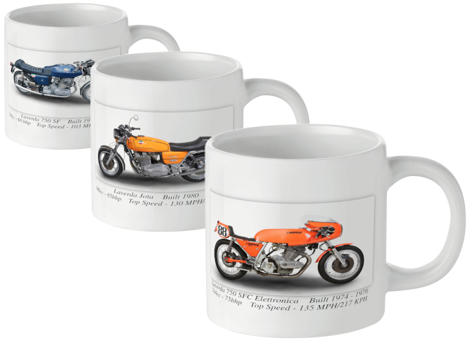Laverda Motorcycle Mugs