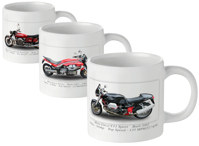 Moto Guzzi Motorcycle Mugs