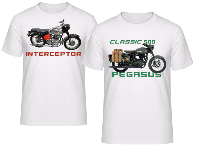 Royal Enfield Motorcycle T-Shirts