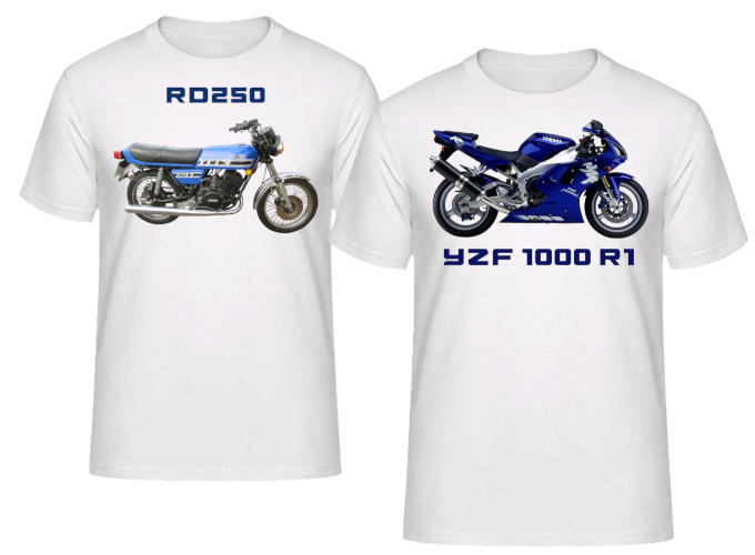 Yamaha Motorcycle T-Shirts