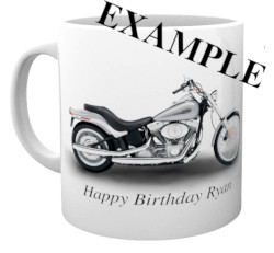 Personalised Custom Motorcycle Motorbike Tea Coffee Mug Ideal Biker Gift Printed UK